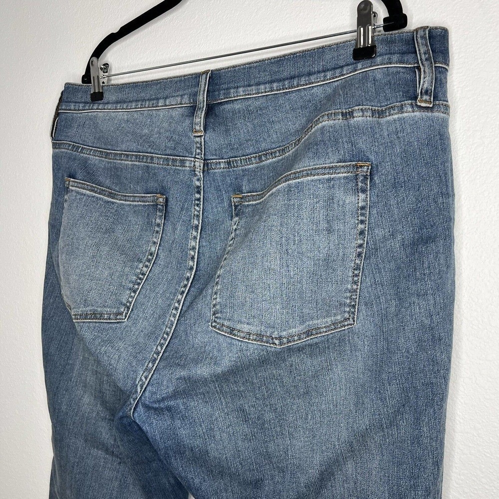 J. Crew 9" Vintage Slim-Straight Jeans in Blue Vista Wash Denim BH765 Sz 34 - Picture 11 of 16